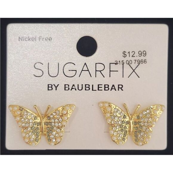Baublebar butterfly earrings  - Picture 1 of 4